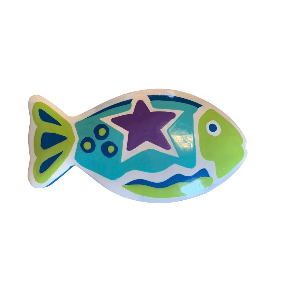 Talbots Fish Tropical Hair Barrette Clip Vintage